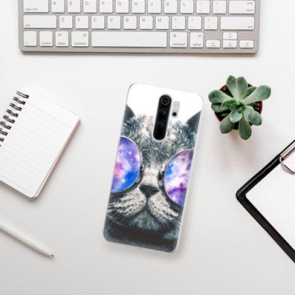 Silikonové pouzdro iSaprio - Xiaomi Redmi Note 8 Pro - Galaxy Cat