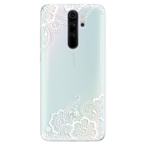Silikonové pouzdro iSaprio - Xiaomi Redmi Note 8 Pro - white Lace 02