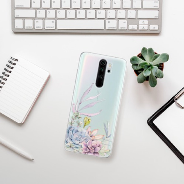 Silikonové pouzdro iSaprio - Xiaomi Redmi Note 8 Pro - Succulent 01