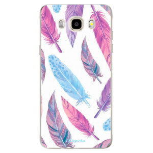 Silikonové pouzdro iSaprio - Samsung Galaxy J5 2016 - Feather Pattern 10