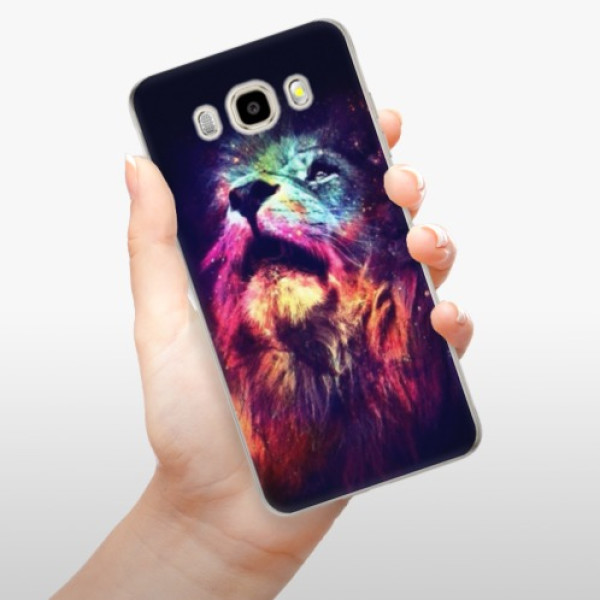 Silikonové pouzdro iSaprio - Samsung Galaxy J5 2016 - Lion in Colors