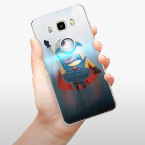 Silikonové pouzdro iSaprio - Samsung Galaxy J5 2016 - Mimons Superman 02