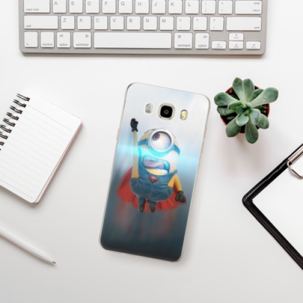 Silikonové pouzdro iSaprio - Samsung Galaxy J5 2016 - Mimons Superman 02