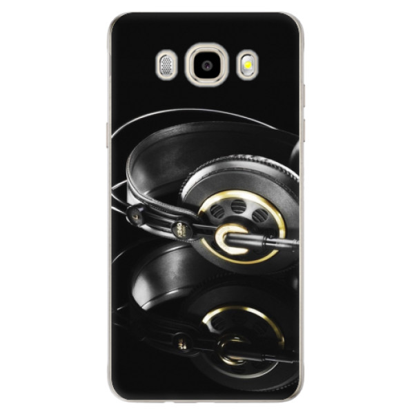 Odolné silikonové pouzdro iSaprio - Headphones 02 - Samsung Galaxy J5 2016