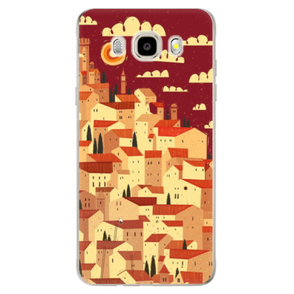 Odolné silikonové pouzdro iSaprio - Mountain City - Samsung Galaxy J5 2016