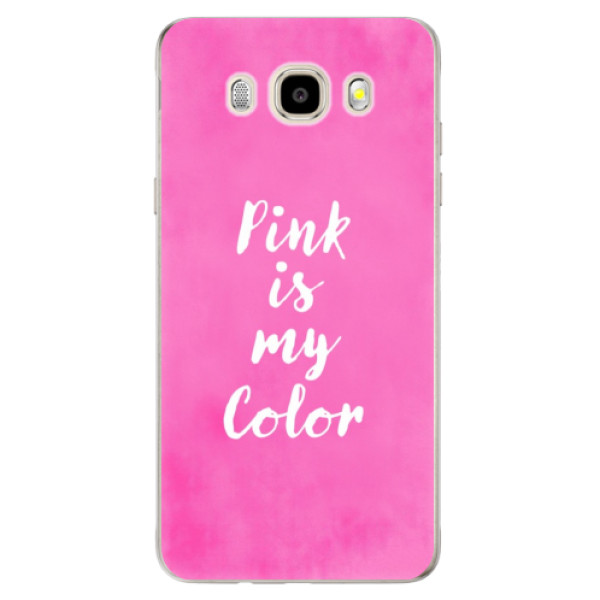 Odolné silikonové pouzdro iSaprio - Pink is my color na mobil Samsung Galaxy J5 2016 (Odolný silikonový obal, kryt pouzdro iSaprio - Pink is my color - na mobilní telefon Samsung Galaxy J5 2016)