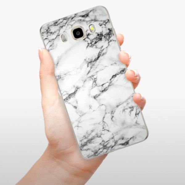 Silikonové pouzdro iSaprio - Samsung Galaxy J5 2016 - White Marble 01