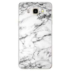 Silikonové pouzdro iSaprio - Samsung Galaxy J5 2016 - White Marble 01