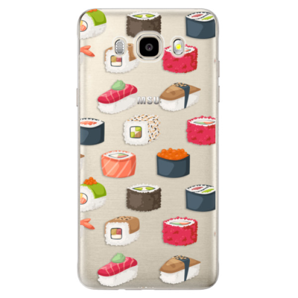 Odolné silikonové pouzdro iSaprio - Sushi Pattern - Samsung Galaxy J5 2016