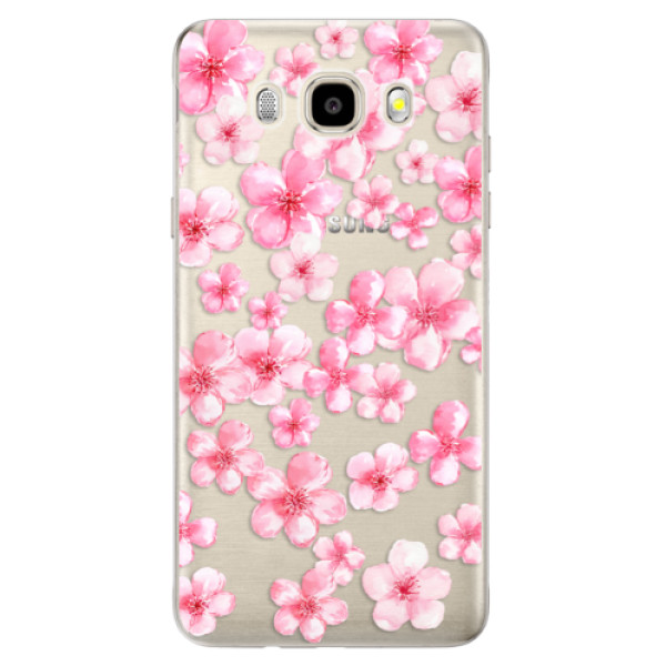 Odolné silikonové pouzdro iSaprio - Flower Pattern 05 na mobil Samsung Galaxy J5 2016 (Odolný silikonový obal, kryt pouzdro iSaprio - Flower Pattern 05 - na mobilní telefon Samsung Galaxy J5 2016)
