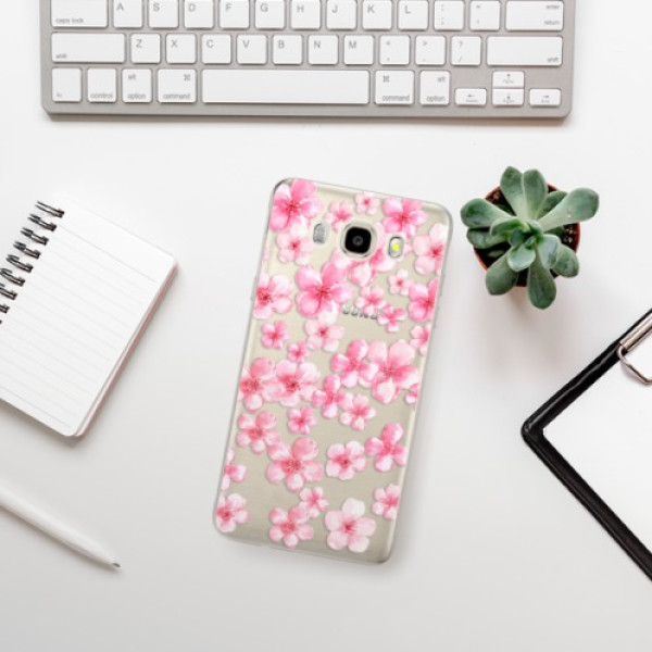 Silikonové pouzdro iSaprio - Samsung Galaxy J5 2016 - Flower Pattern 05