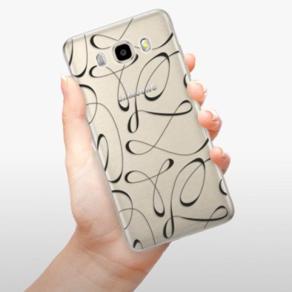 Silikonové pouzdro iSaprio - Samsung Galaxy J5 2016 - Fancy black