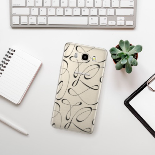 Silikonové pouzdro iSaprio - Samsung Galaxy J5 2016 - Fancy black