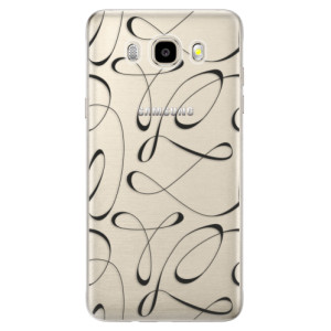 Silikonové pouzdro iSaprio - Samsung Galaxy J5 2016 - Fancy black