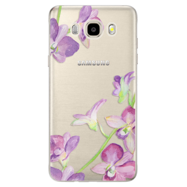 Odolné silikonové pouzdro iSaprio - Purple Orchid na mobil Samsung Galaxy J5 2016 (Odolný silikonový obal, kryt pouzdro iSaprio - Purple Orchid - na mobilní telefon Samsung Galaxy J5 2016)