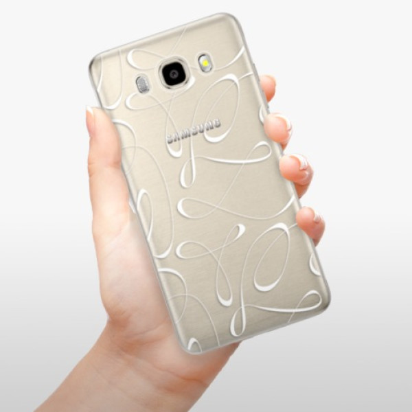 Silikonové pouzdro iSaprio - Samsung Galaxy J5 2016 - Fancy white