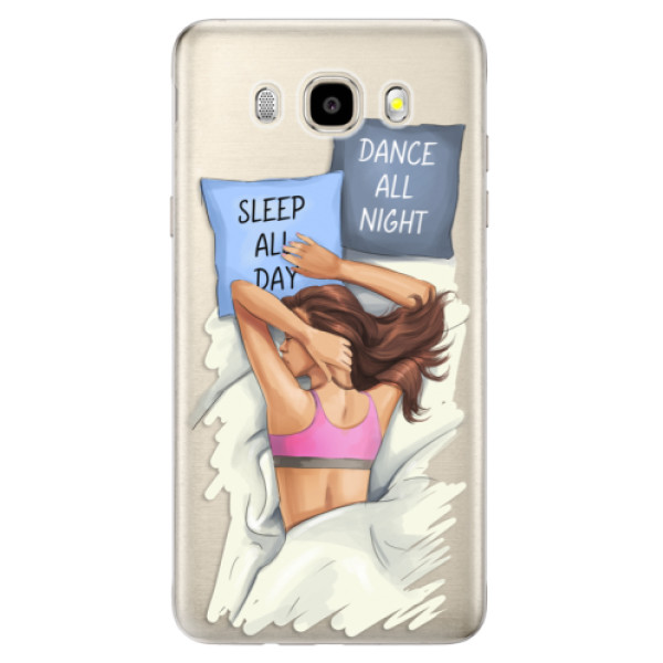 Odolné silikonové pouzdro iSaprio - Dance and Sleep - Samsung Galaxy J5 2016