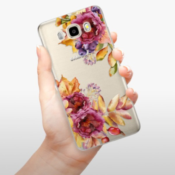 Silikonové pouzdro iSaprio - Samsung Galaxy J5 2016 - Fall Flowers