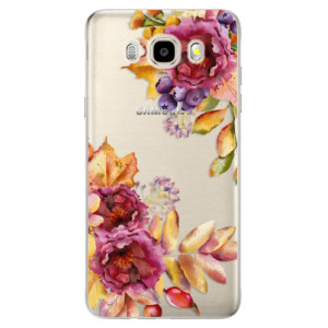 Odolné silikonové pouzdro iSaprio - Fall Flowers na mobil Samsung Galaxy J5 2016 - výprodej