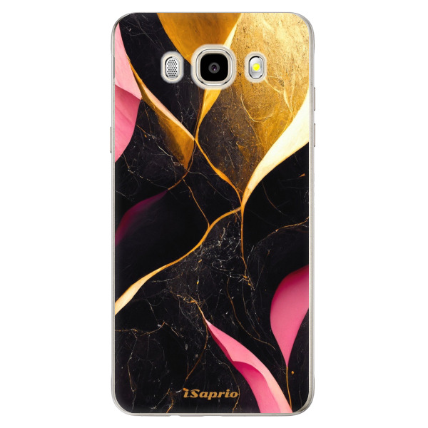 Odolné silikonové pouzdro iSaprio - Gold Pink Marble - Samsung Galaxy J5 2016