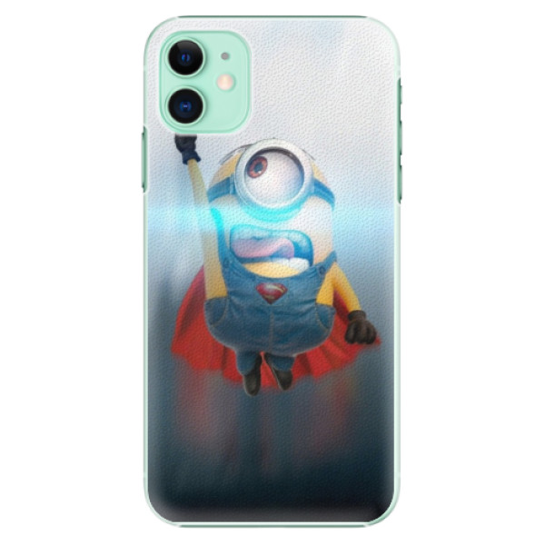 Plastové pouzdro iSaprio - Mimons Superman 02 - iPhone 11