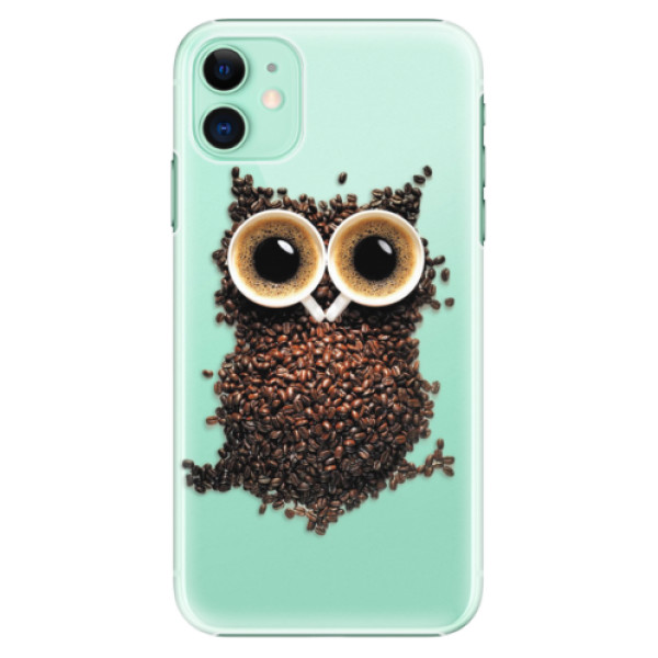 Plastové pouzdro iSaprio - Owl And Coffee - iPhone 11