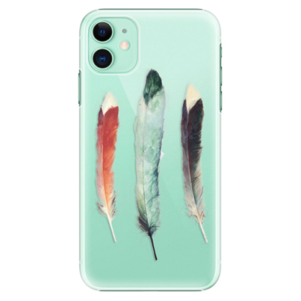 Plastové pouzdro iSaprio - Three Feathers - iPhone 11