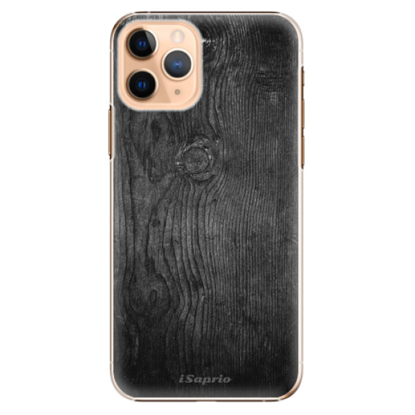 Plastové pouzdro iSaprio - Black Wood 13 - iPhone 11 Pro