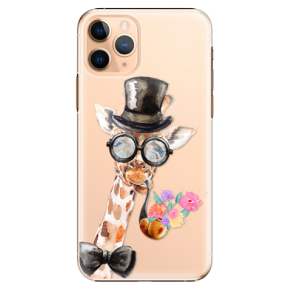 Levně Plastové pouzdro iSaprio - Sir Giraffe - iPhone 11 Pro