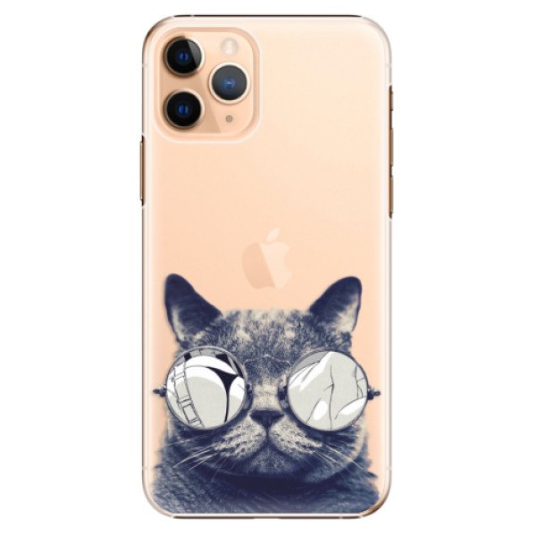 Levně Plastové pouzdro iSaprio - Crazy Cat 01 - iPhone 11 Pro