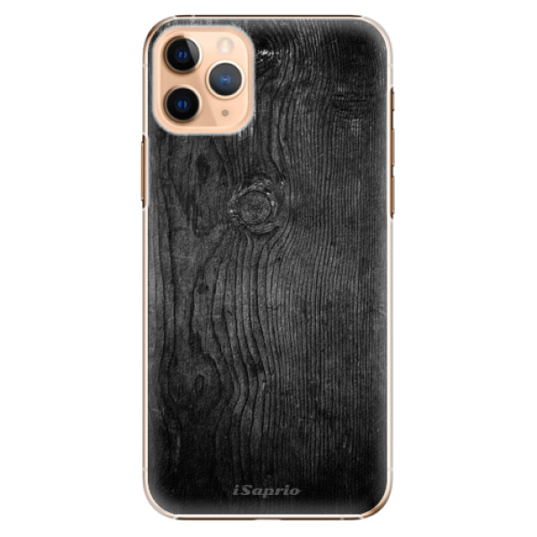 Plastové pouzdro iSaprio - Black Wood 13 - iPhone 11 Pro Max