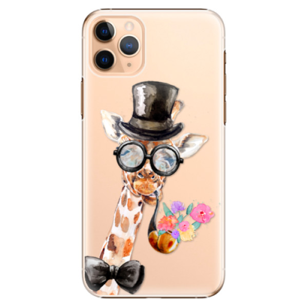Plastové pouzdro iSaprio - Sir Giraffe - iPhone 11 Pro Max