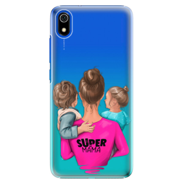 Plastové pouzdro iSaprio - Super Mama - Boy and Girl - Xiaomi Redmi 7A