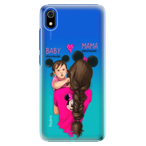 Plastové pouzdro iSaprio - Mama Mouse Brunette and Girl - Xiaomi Redmi 7A