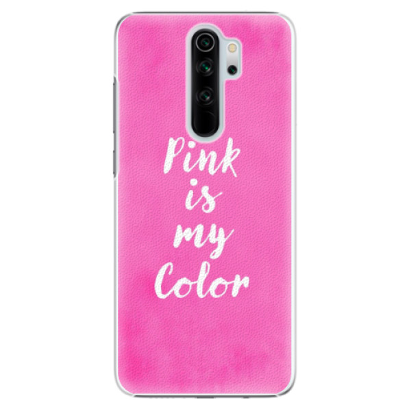 Plastové pouzdro iSaprio - Pink is my color na mobil Xiaomi Redmi Note 8 Pro (Plastový obal, kryt, pouzdro iSaprio - Pink is my color na mobilní telefon Xiaomi Redmi Note 8 Pro)