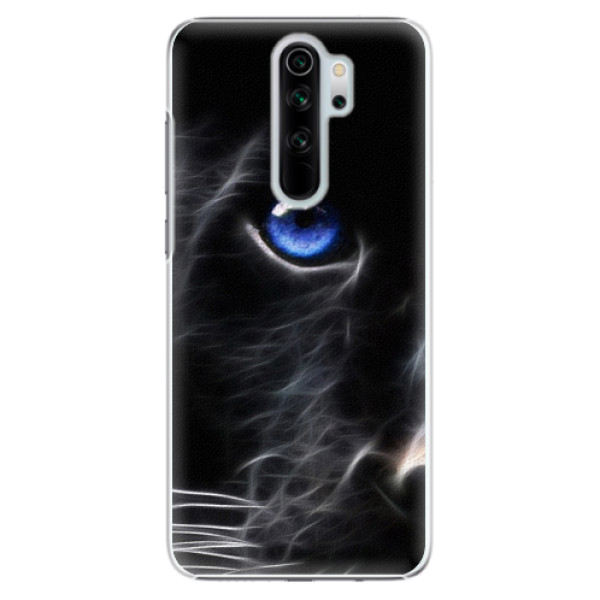 Plastové pouzdro iSaprio - black Puma na mobil Xiaomi Redmi Note 8 Pro (Plastový obal, kryt, pouzdro iSaprio - black Puma na mobilní telefon Xiaomi Redmi Note 8 Pro)