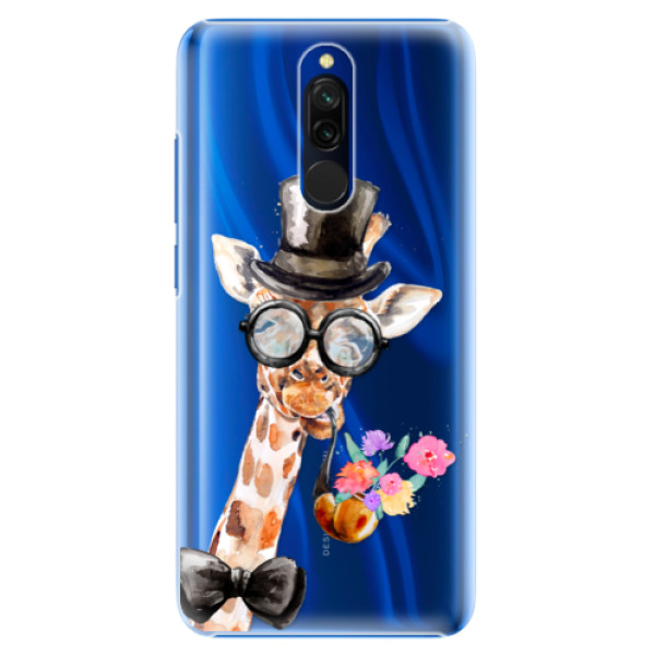 Plastové pouzdro iSaprio - Sir Giraffe - Xiaomi Redmi 8