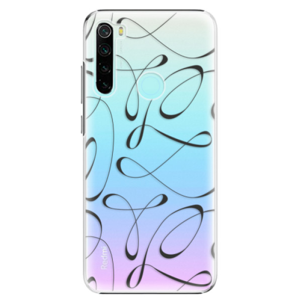 Plastové pouzdro iSaprio - Fancy - black - Xiaomi Redmi Note 8