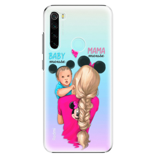Plastové pouzdro iSaprio - Mama Mouse Blonde and Boy - Xiaomi Redmi Note 8