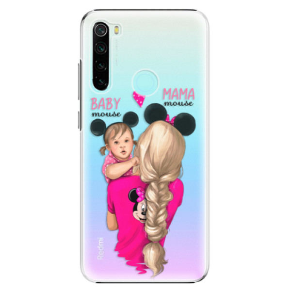 Plastové pouzdro iSaprio - Mama Mouse Blond and Girl - Xiaomi Redmi Note 8