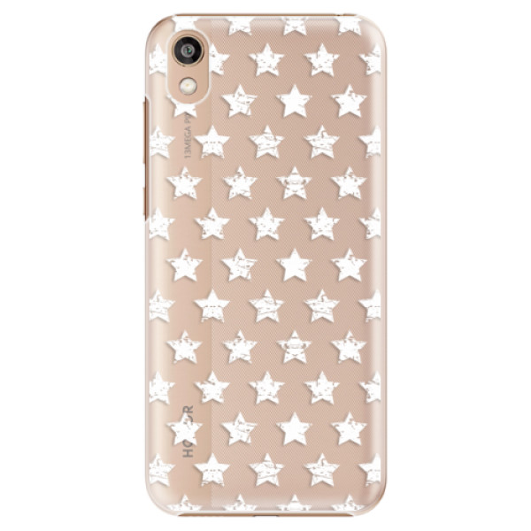Levně Plastové pouzdro iSaprio - Stars Pattern - white - Huawei Honor 8S
