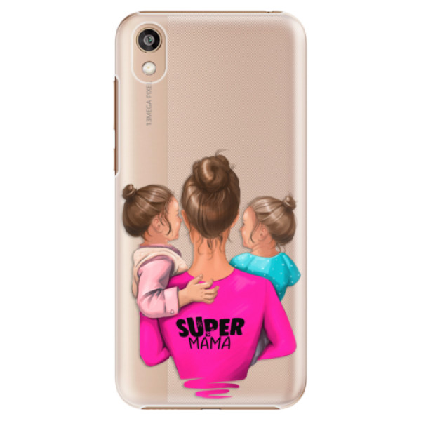 Plastové pouzdro iSaprio - Super Mama - Two Girls - Huawei Honor 8S