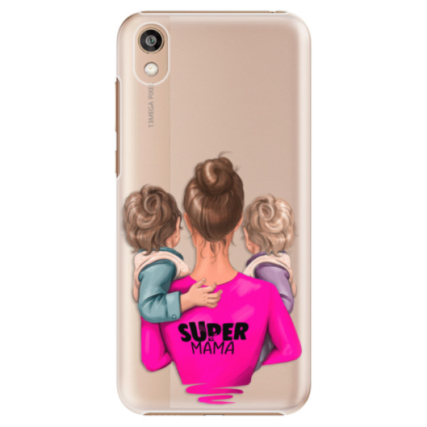 Plastové pouzdro iSaprio - Super Mama - Two Boys - Huawei Honor 8S