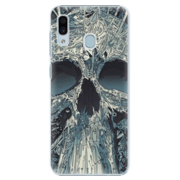 Plastové pouzdro iSaprio - Abstract Skull - Samsung Galaxy A20