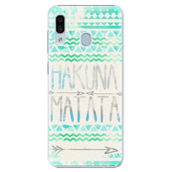 Plastové pouzdro iSaprio - Hakuna Matata Green - Samsung Galaxy A20