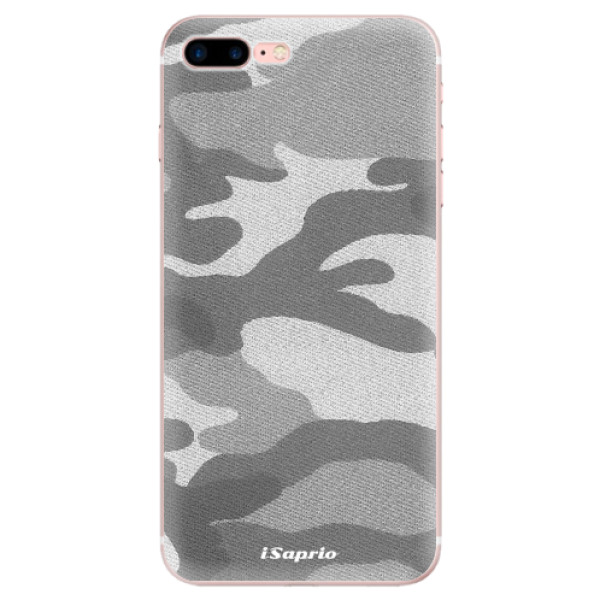 Odolné silikonové pouzdro iSaprio - Gray Camuflage 02 - iPhone 7 Plus
