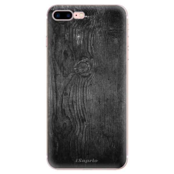 Odolné silikonové pouzdro iSaprio - Black Wood 13 - iPhone 7 Plus