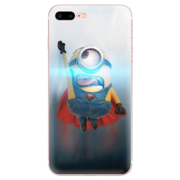 Silikonové odolné pouzdro iSaprio - Mimons Superman 02 na mobil Apple iPhone 7 Plus (Silikonový kryt, obal, pouzdro iSaprio - Mimons Superman 02 na mobilní telefon Apple iPhone 7 Plus)
