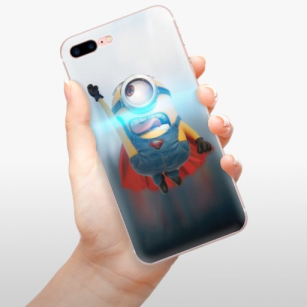 Silikonové pouzdro iSaprio - Apple iPhone 7 Plus - Mimons Superman 02