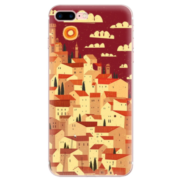 Odolné silikonové pouzdro iSaprio - Mountain City - iPhone 7 Plus